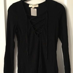NWT Urban Outfitters Strappy Shirt Size M